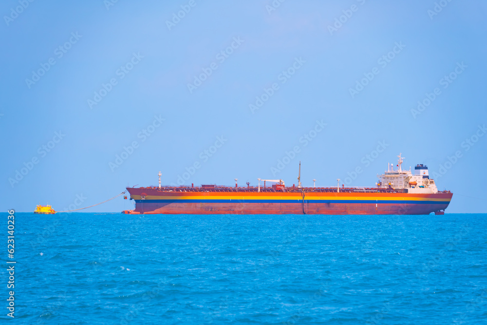 oil tanker on single point mooring
