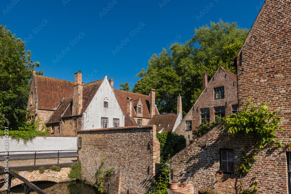 Bruges, Brugge, Belgium: View of the Historical Site of the Beguinage (Begijnhof) Monastery in Bruges Bruges, Brugge, Belgium: View of the Historical Site of the Beguinage (Begijnhof) Monastery in Bruges