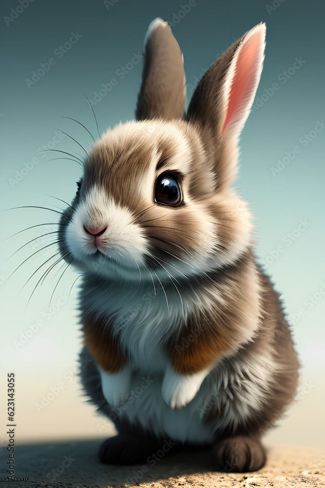 Obraz premium A cute animal friend Generative AI