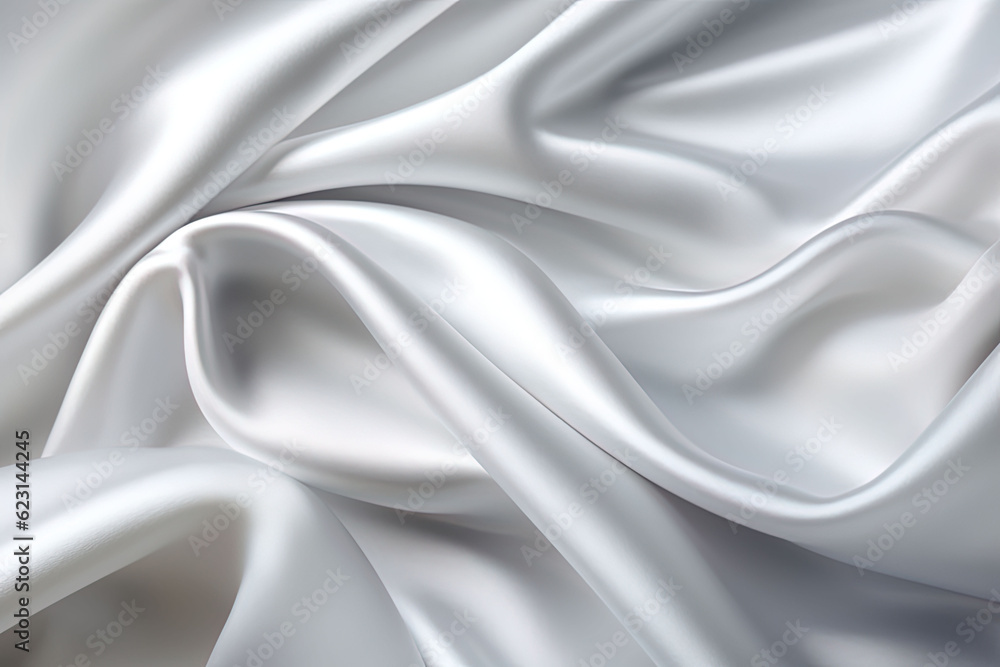 Obraz premium White silk background image