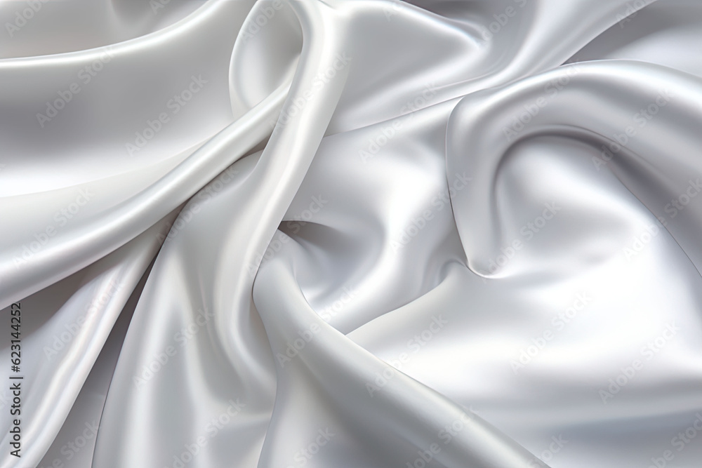 Obraz premium White silk background image