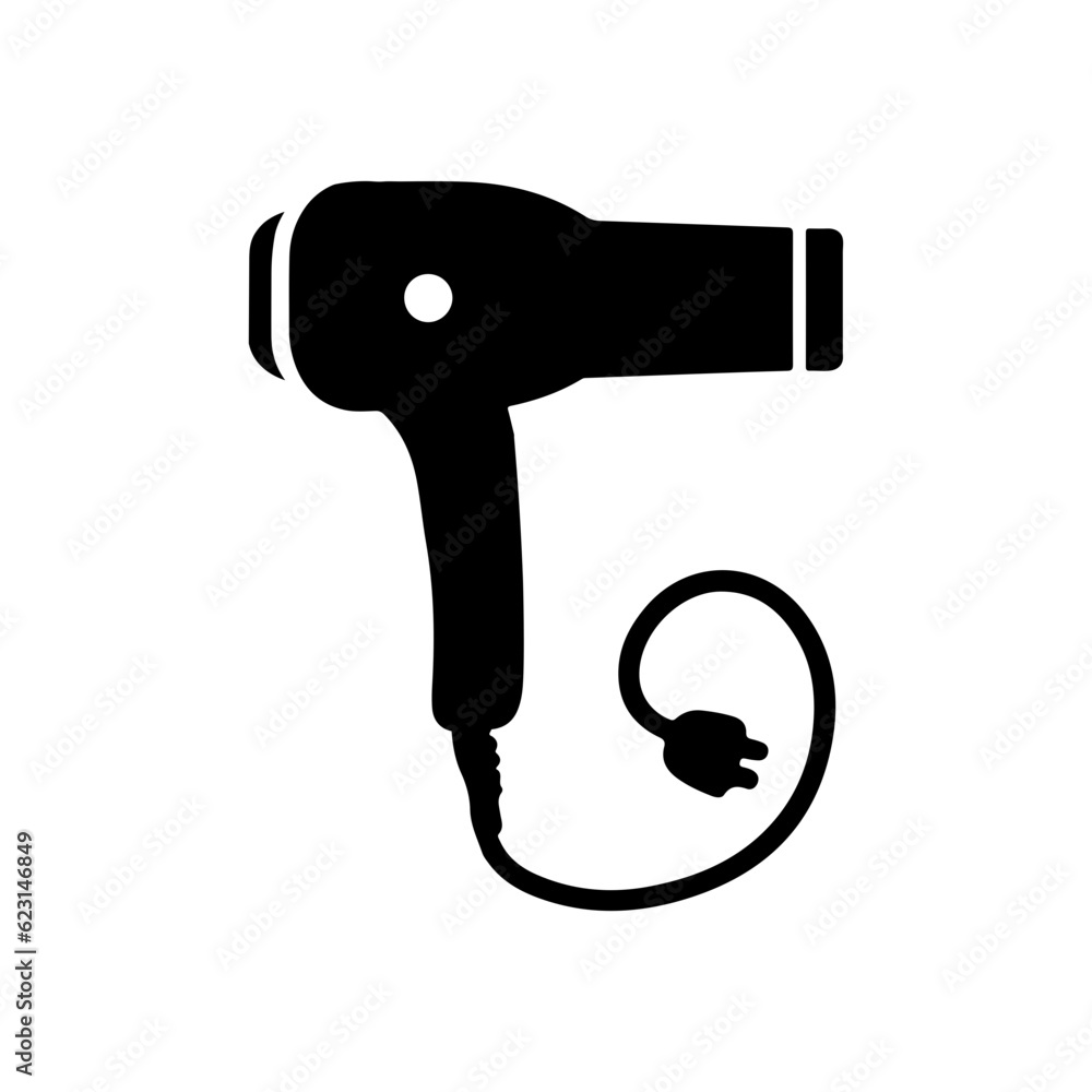 Hair Dryer SVG, Hair Stylist SVG, Hand Drawn Hair Dryer svg, Hair