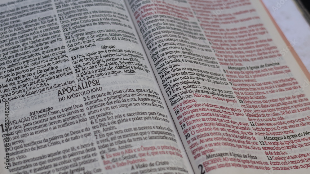 Obraz premium holy bible book of apocalypse