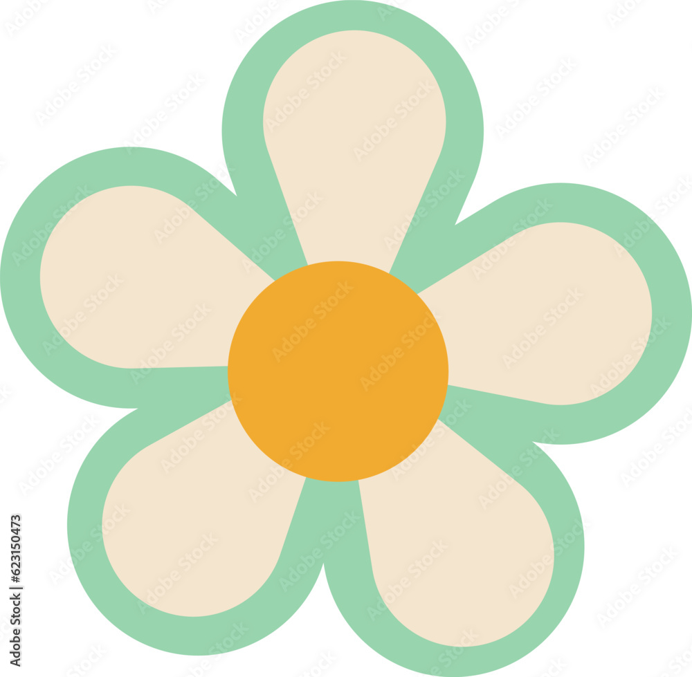 Flower Geometric Shape Flower Geometric Shape
