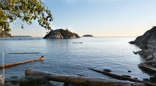 Fall season at Whytecliff Park, West Vancouver, British Columbia, Canada photo