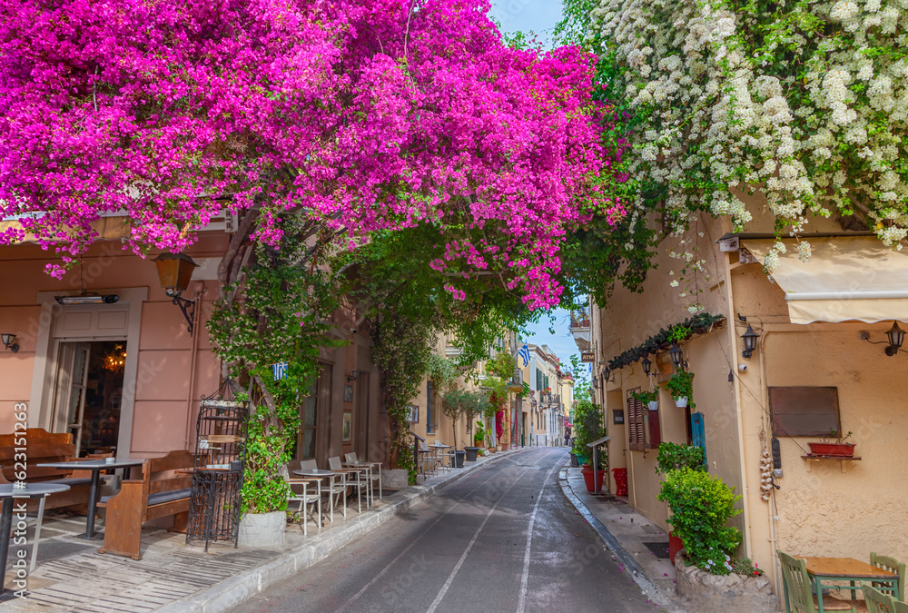 Obraz premium Street view of Athens