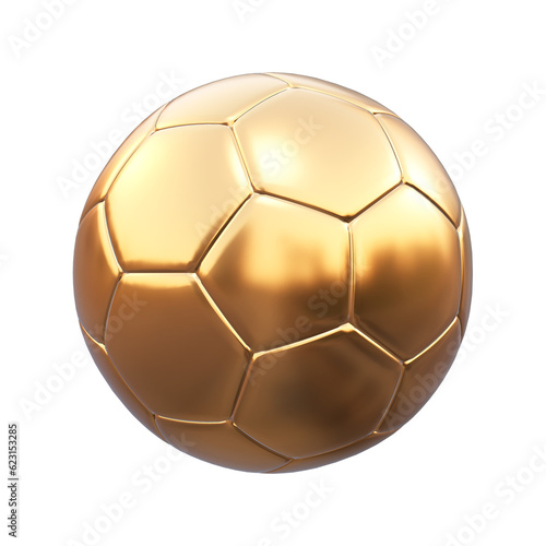 Fototapeta Naklejka Na Ścianę i Meble -  golden soccer ball