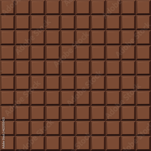 chocolate bar seamless pattern, vector illustration