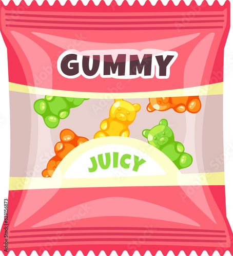 Jelly Gum Candies Package