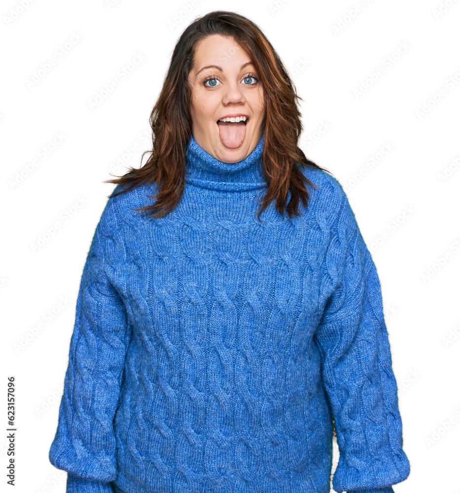© Krakenimages.com - Young plus size woman wearing casual clothes sticking tongue out happy with funny expression. emotion concept. © Krakenimages.com - Young plus size woman wearing casual clothes sticking tongue out happy with funny expression. emotion concept.