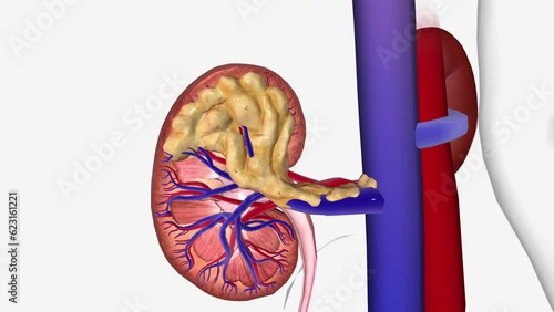 Stage II Kidney Cancer The tumor is larger than 7 cm and is only located in the kidney photo