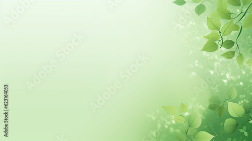 Light Green Background. Generative AI