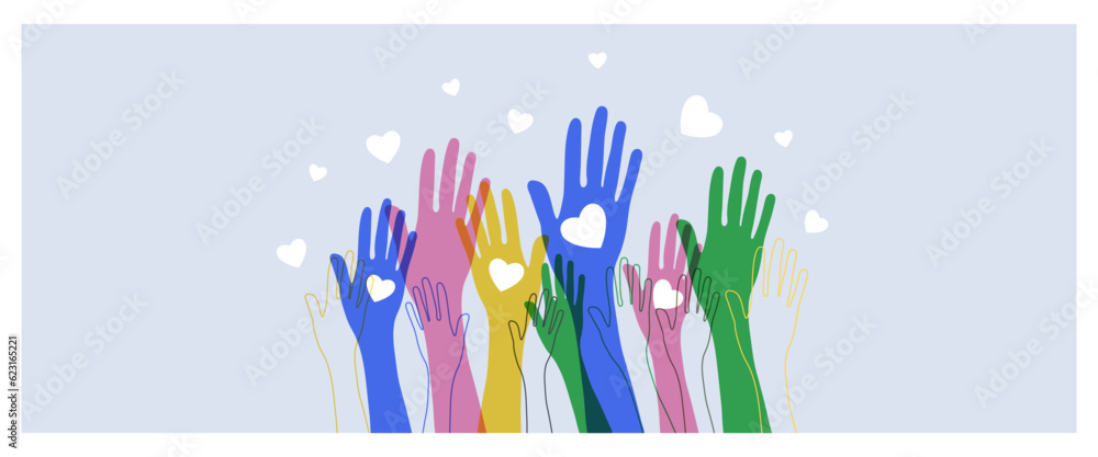 Human hands. Diverse group of people. People equity help. Human hands. Diverse group of people. People equity help.