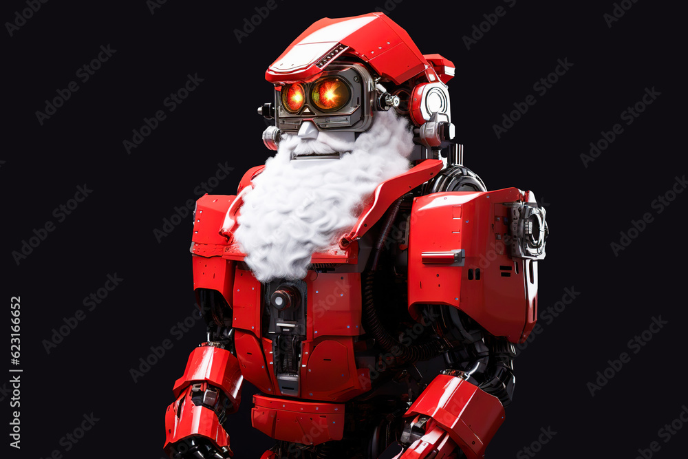 Santa Claus cartoon robot Santa Claus cartoon robot