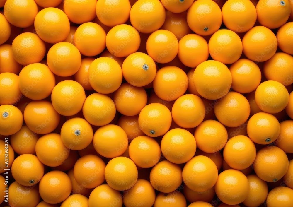 Professional photography of Pattern of Kumquats fruits. Generati