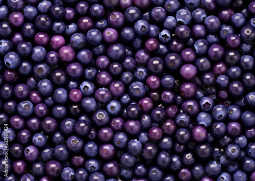 Professional photography of Pattern of Huckleberries fruits. Gen