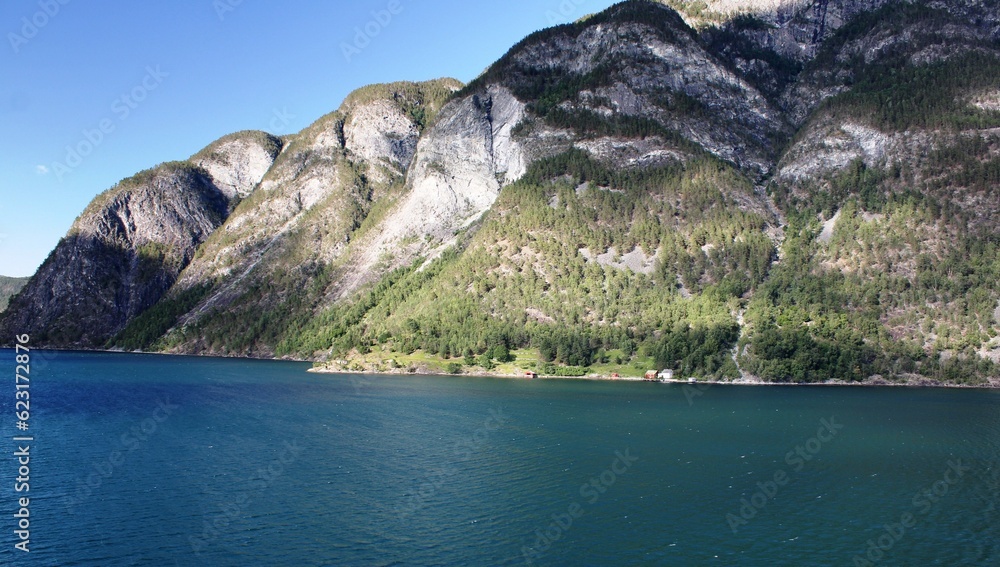 Gudvangen Fjord (Norvège juillet 2022) paysages sublimes de Norvège. 