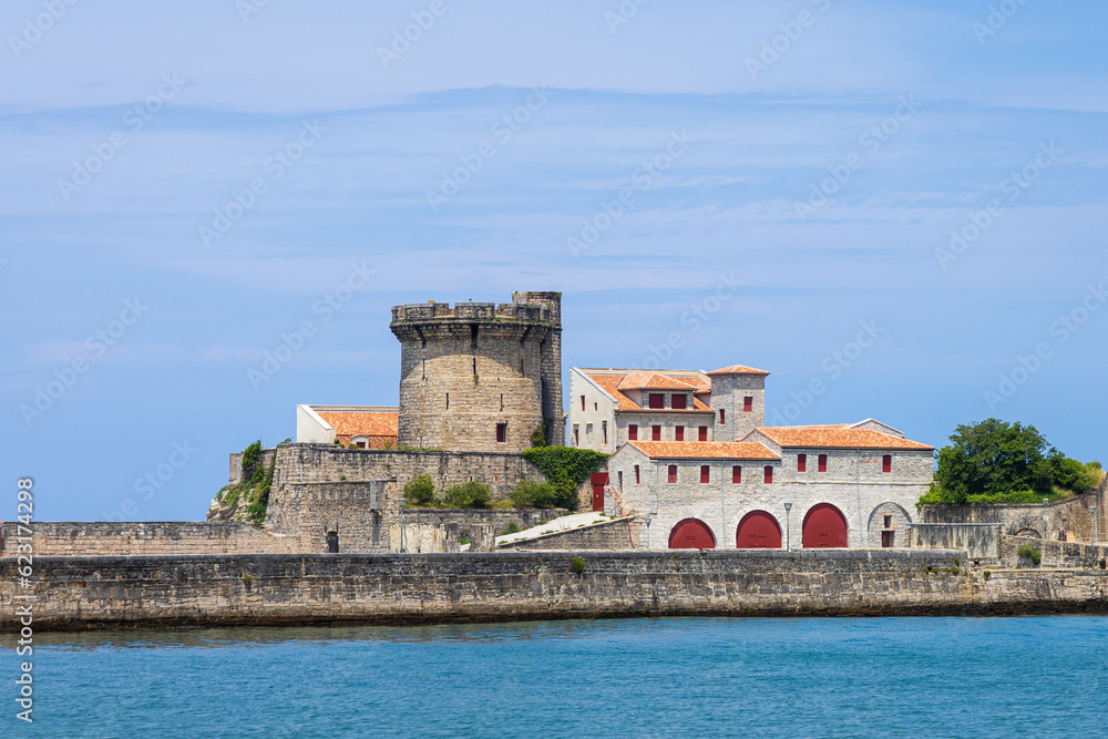 Fort de Socoa, historic coastal defensive fortress. Ciboure, France. Fort de Socoa, historic coastal defensive fortress. Ciboure, France.