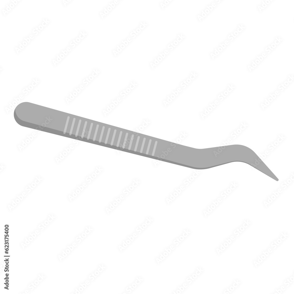 tweezers icon vector illustration. pinset sign symbol tweezers icon vector illustration. pinset sign symbol