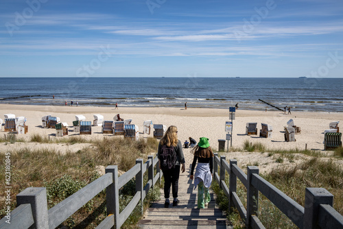 Fototapeta Naklejka Na Ścianę i Meble -  At the Baltic Sea - the Dream Beach of Usedom