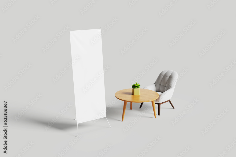 Fototapeta premium X Banner Mockup