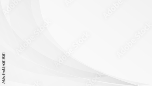 Abstract white and gray monochrome vector background for design. Geometric white wallpaper backdrop.