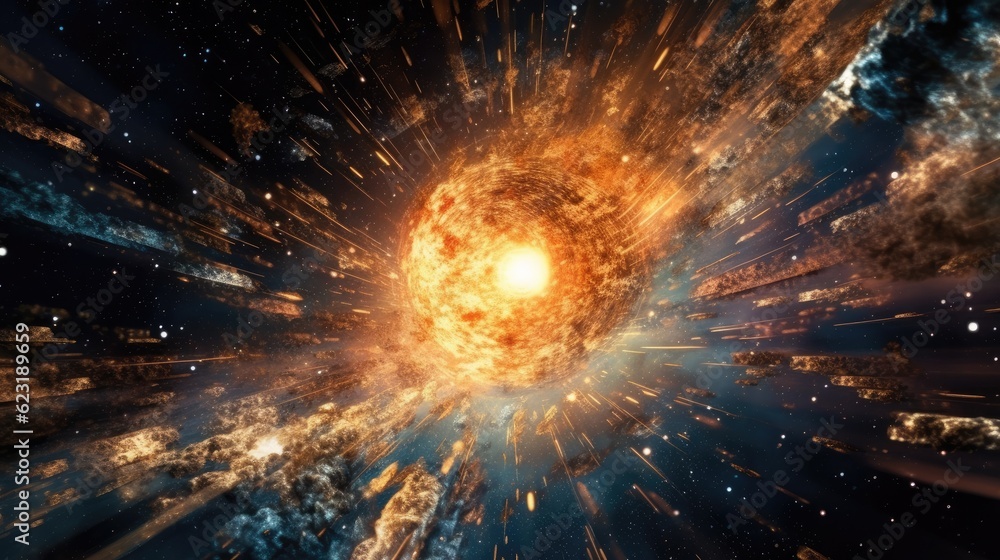 An endless galaxy that amazes mortal man. Generative AI Technology An endless galaxy that amazes mortal man. Generative AI Technology