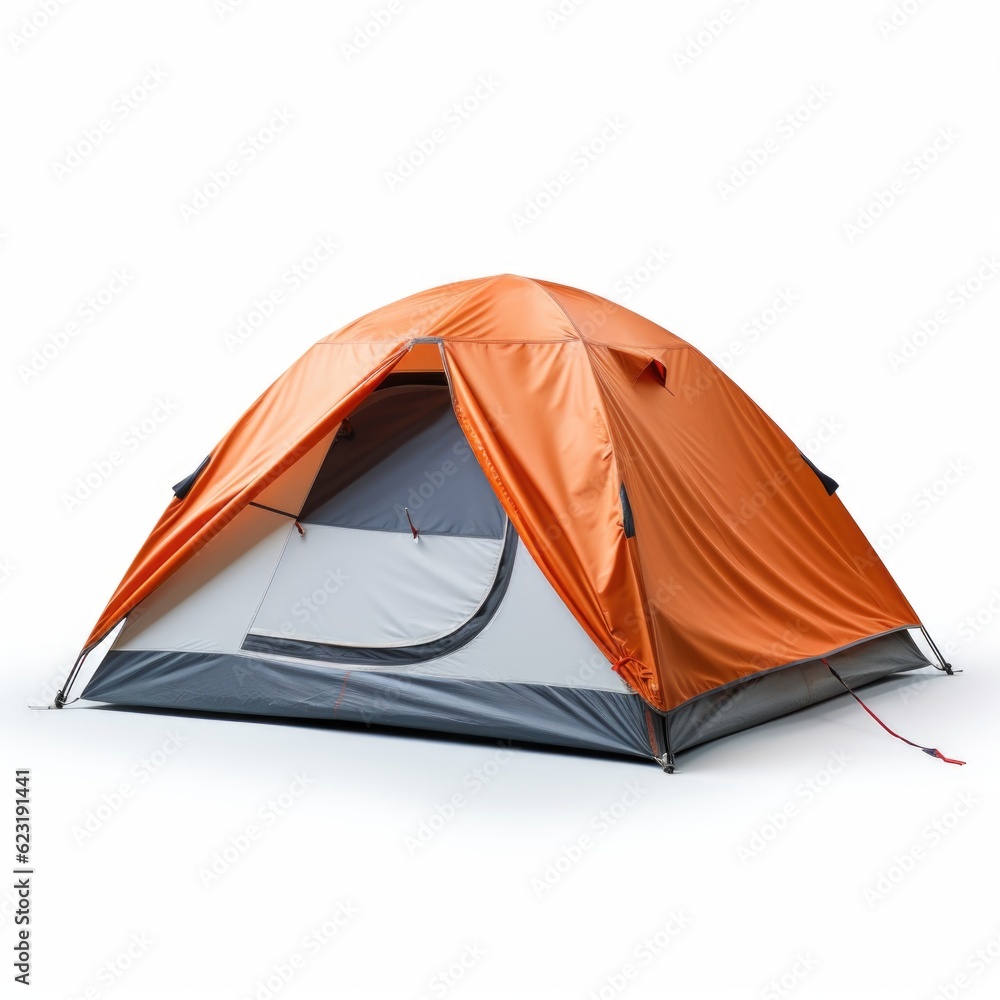 3D Cartoon Tent Isolated on White Background with Clipping Path, Full Depth of Field, and Focus Stacking Generative AI 3D Cartoon Tent Isolated on White Background with Clipping Path, Full Depth of Field, and Focus Stacking Generative AI
