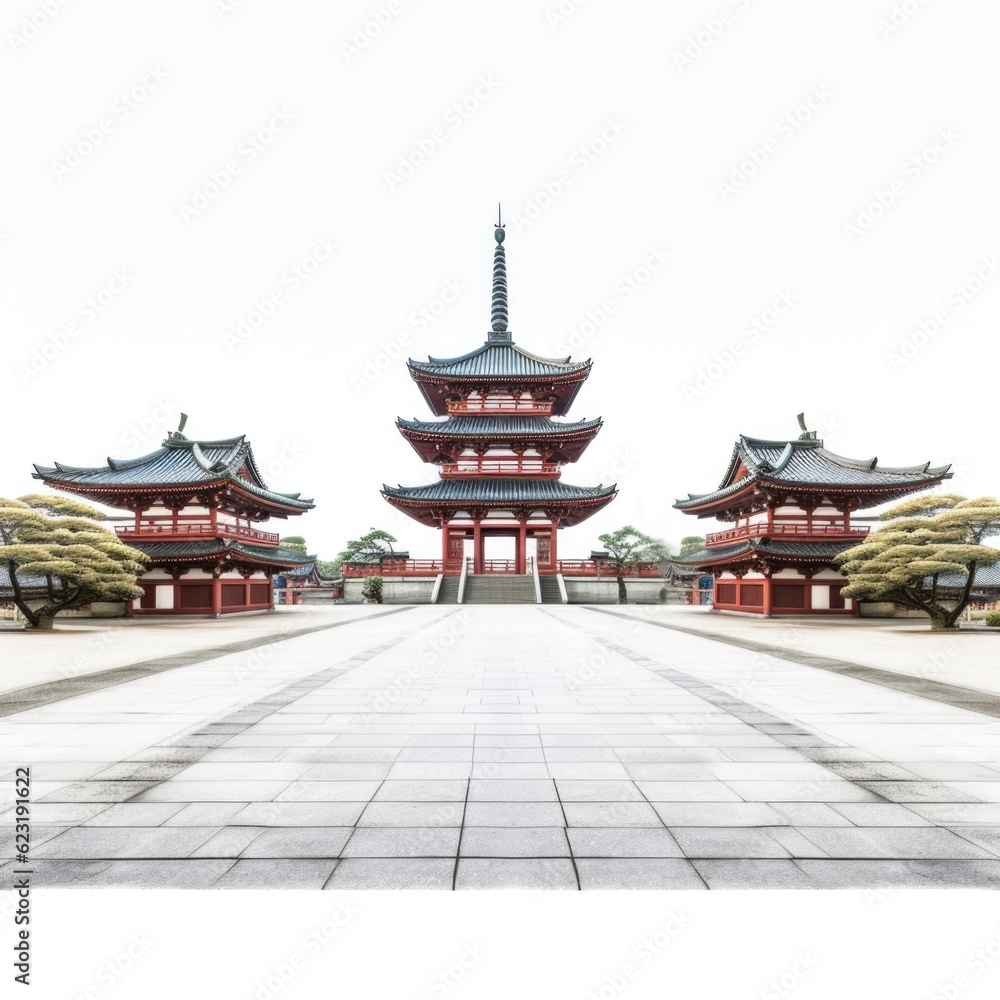 Obraz premium Serene Landscapes: Captivating Japanese Natural Beauty Generative AI