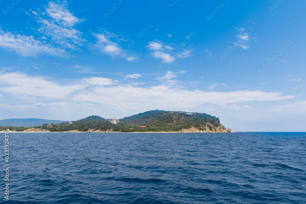 Island in Halkidiki, Greece 