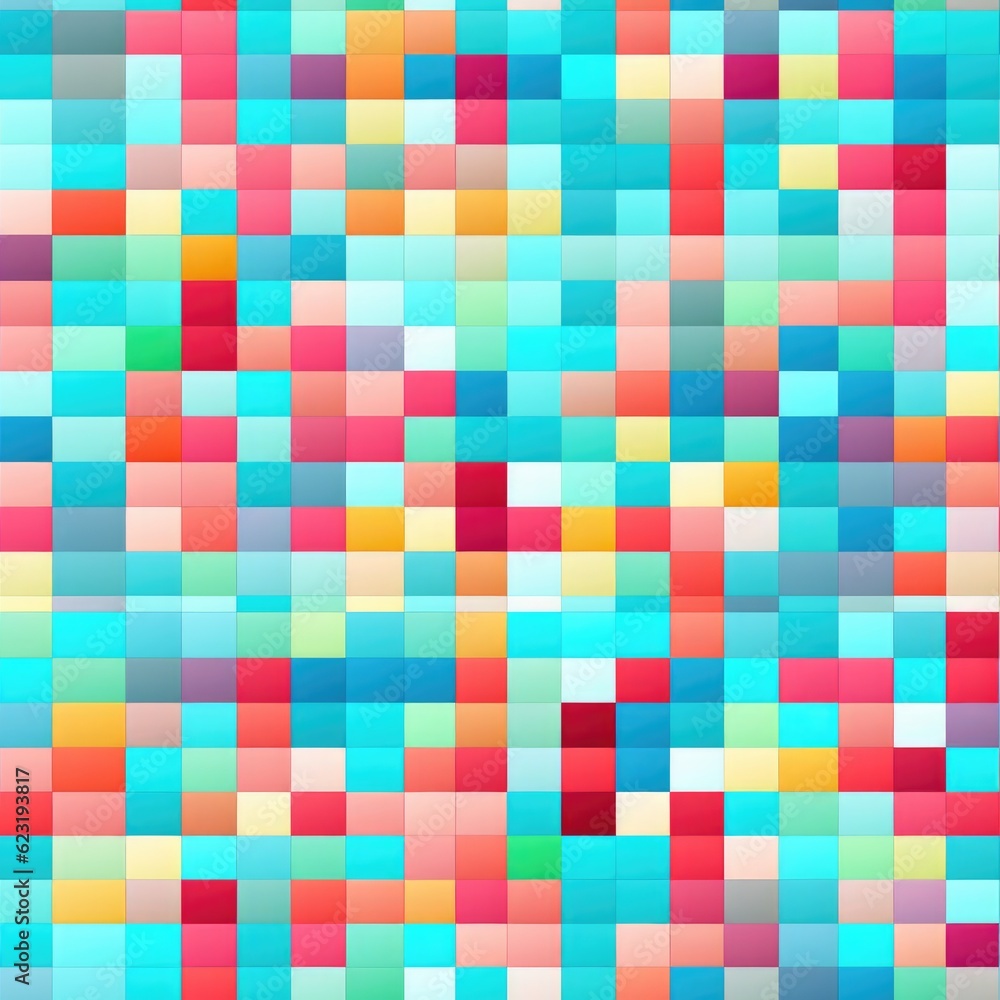 Mosaic Marvel: Mesmerizing Generative AI Pixel Pattern Unveiled