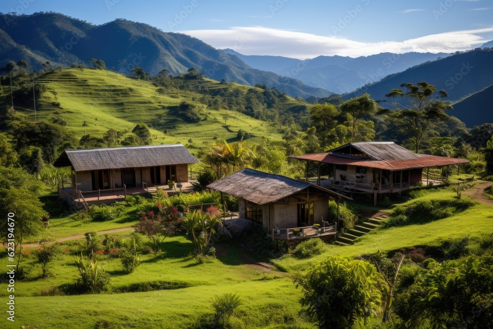 Tranquil Retreat: LATAM Farm Finca in Colombia for Couples and Families Generative AI