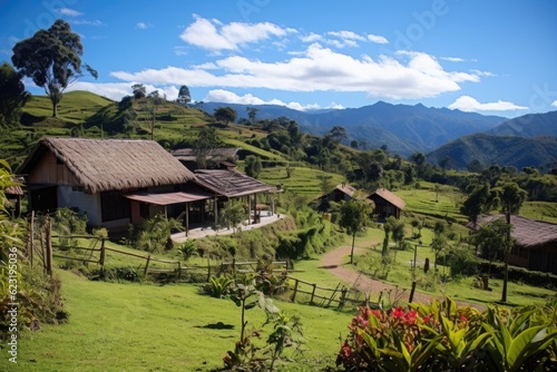 LATAM Farm Finca in Colombia for Couples and Families Generative AI © Ecleposs
