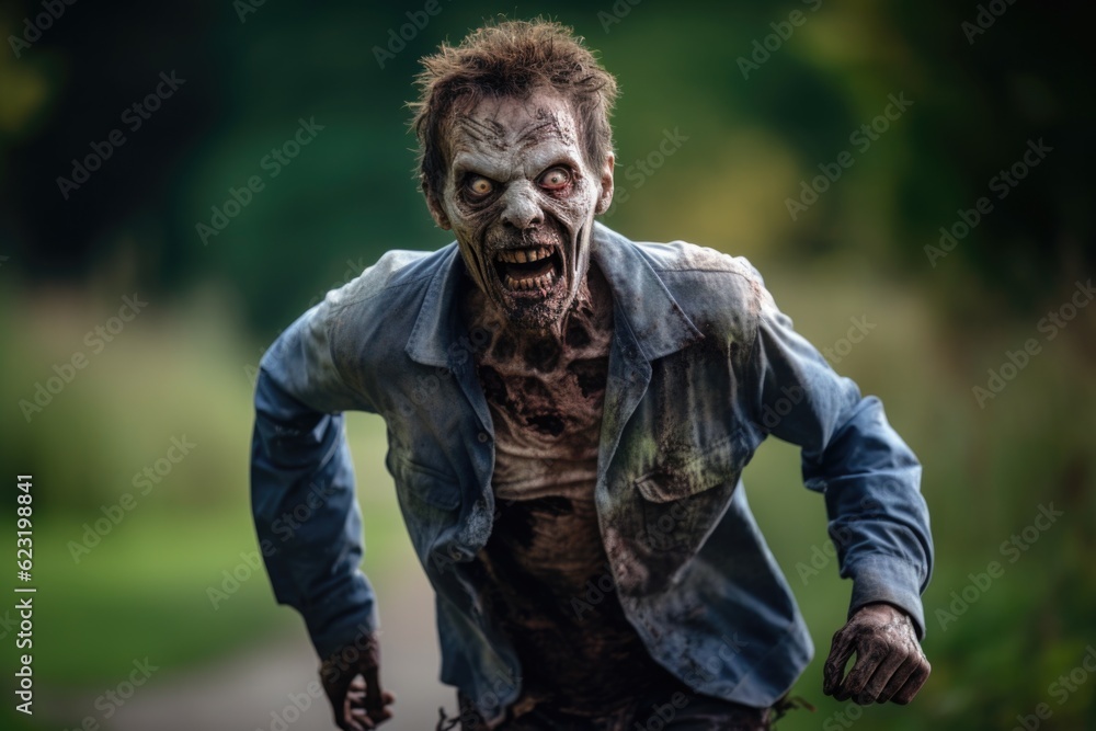 Relentless Pursuit: Zombie Charging Towards the Camera Generative AI Relentless Pursuit: Zombie Charging Towards the Camera Generative AI