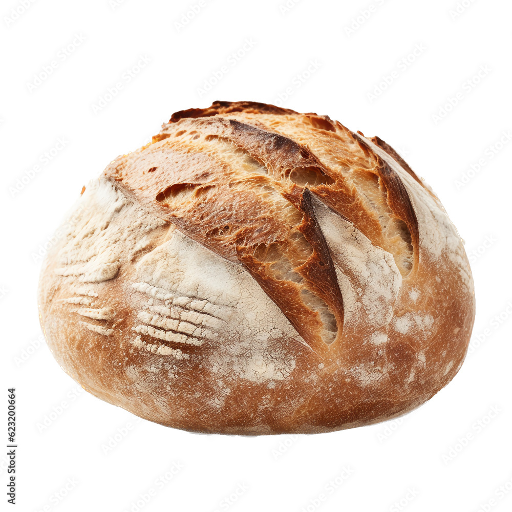 Sourdough bread isolated on transparent background Sourdough bread isolated on transparent background