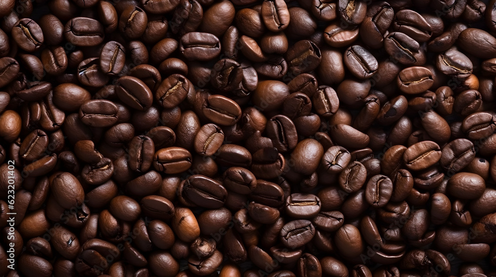 Fototapeta premium coffee beans texture background