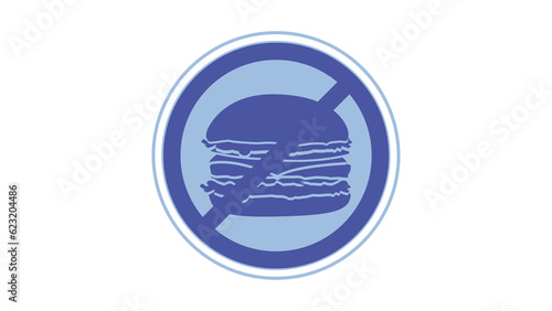 Free Download No Junk Food pictograms signs symbols icons - GFXLoad
