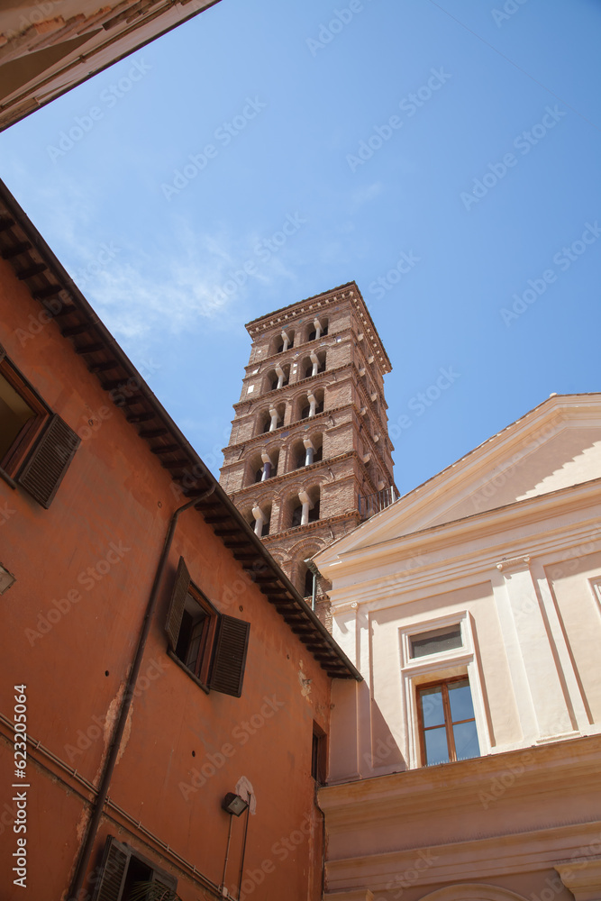 The Basilica of Saint Sylvester the First (San Silvestro in Capite). Rome. Italy.
