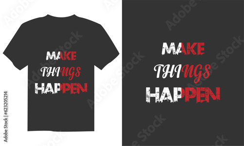 Modern realistic with short sleeves Front view t-shirt design vector template