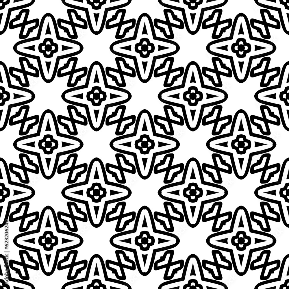 Seamless repeating pattern. Black and white pattern for web page, textures, card, poster, fabric, textile. Seamless repeating pattern. Black and white pattern for web page, textures, card, poster, fabric, textile.