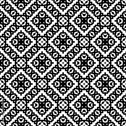 Seamless repeating pattern.  Black and white pattern for web page, textures, card, poster, fabric, textile.