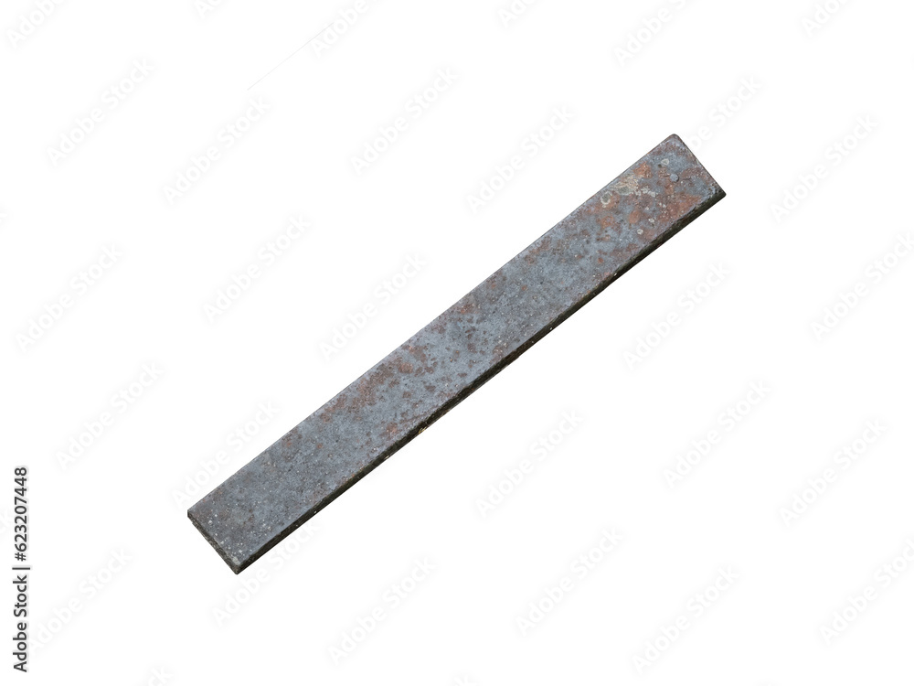 Metal plate or long ingot isolated on transparent background. Metal plate or long ingot isolated on transparent background.