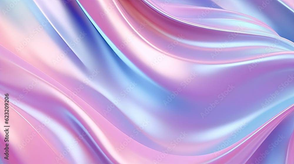Rainbow digital background, liquid foil gradient