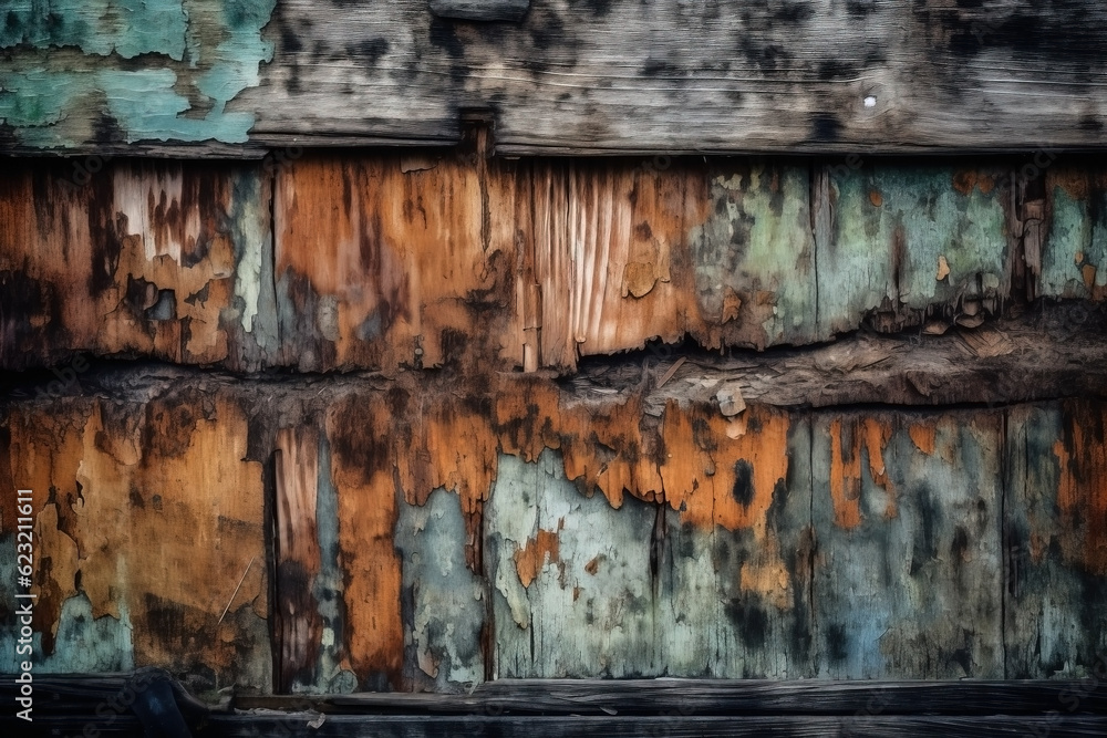 Grunge old wood textured background. Ai generated Grunge old wood textured background. Ai generated