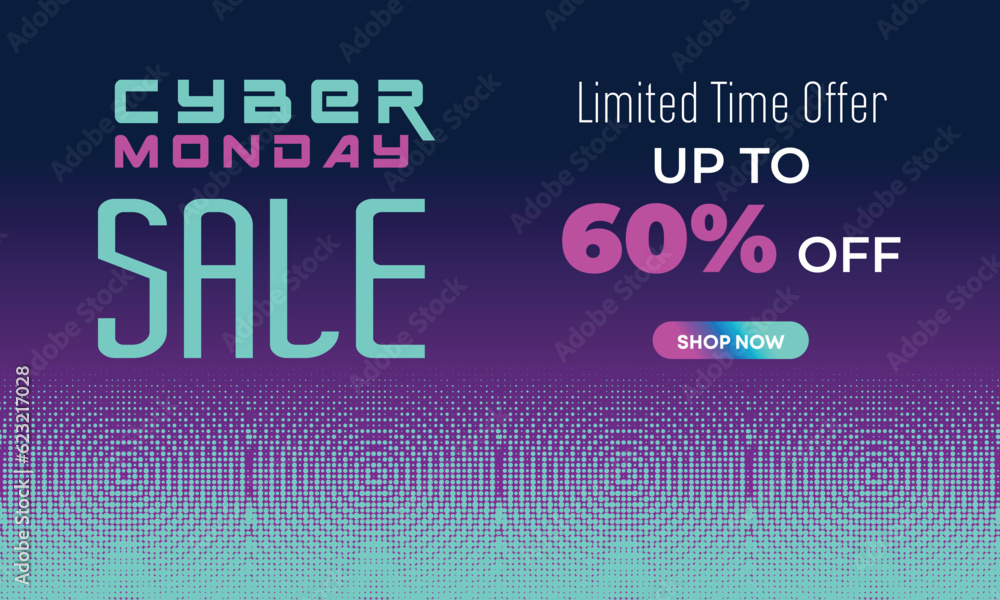 Cyber Monday Colorful Neon Style Super Sale Web Banner. Cyber Monday Sale Special Offer Social Media Post Design. Business, Promotion, and Advertising Vector Template. Seasonal Offers Mega Big Sale Cyber Monday Colorful Neon Style Super Sale Web Banner. Cyber Monday Sale Special Offer Social Media Post Design. Business, Promotion, and Advertising Vector Template. Seasonal Offers Mega Big Sale