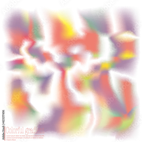 Colorful smoky gradient. Colored blurred background. Template for interior, prints, decorations, creativity and web design. The basis for posters, posters, covers and creative ideas