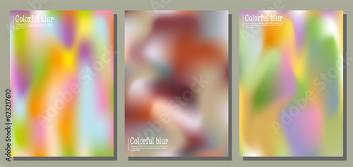 Gradient background, color blur. A set of templates for interior design, prints, decorations, creativity and web design. The basis for posters, posters, covers and creative ideas