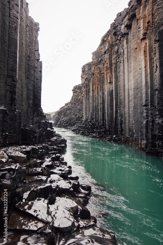 view of the river in the mountains