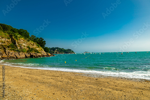 Landschaftlich sch  ne Wanderung zum Pointe du Grouin in der sch  nen Bretagne - Cancale - Frankreich