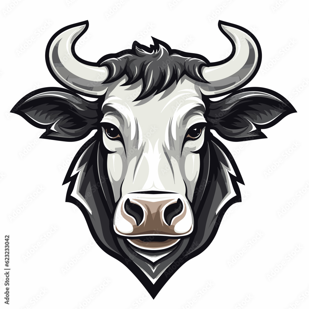 Esport vector logo cow, cow icon, cow head, vector, sticker Esport vector logo cow, cow icon, cow head, vector, sticker